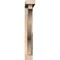 Ekena Millwork Funston Block Smooth Bracket w/ Offset Brace, Douglas Fir, 3 1/2"W x 24"D x 24"H BKT0402X24X24FST05SDF - alternate 4
